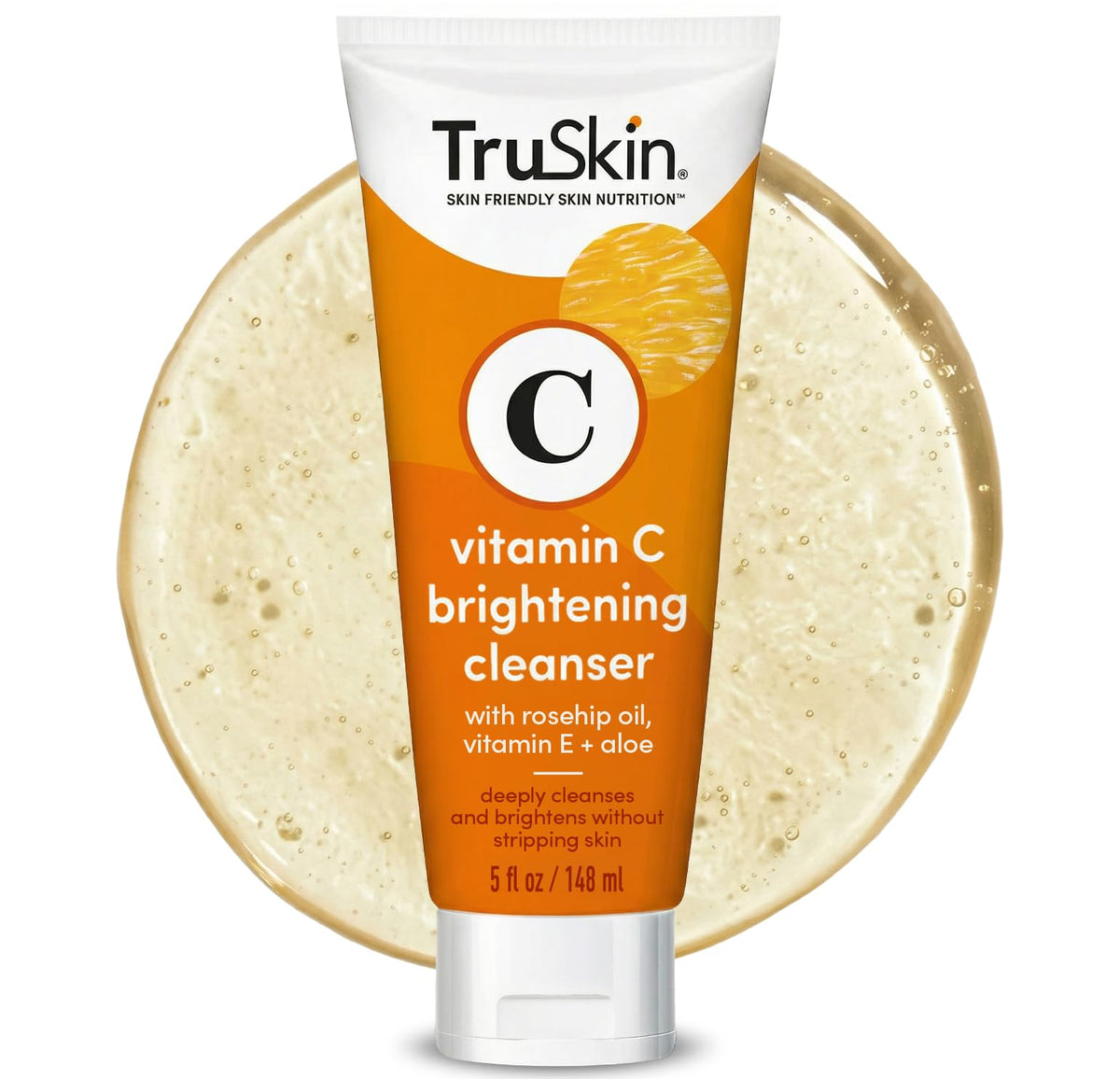 TruSkin front bottle showing label and clean packaging for easy selection