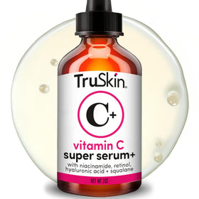 TruSkin bottle front packaging showing product name and benefit