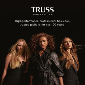TRUSS displayed on bathroom vanity showing daily styling use