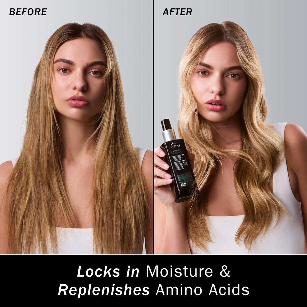 TRUSS mist texture on hand demonstrating lightweight hydration