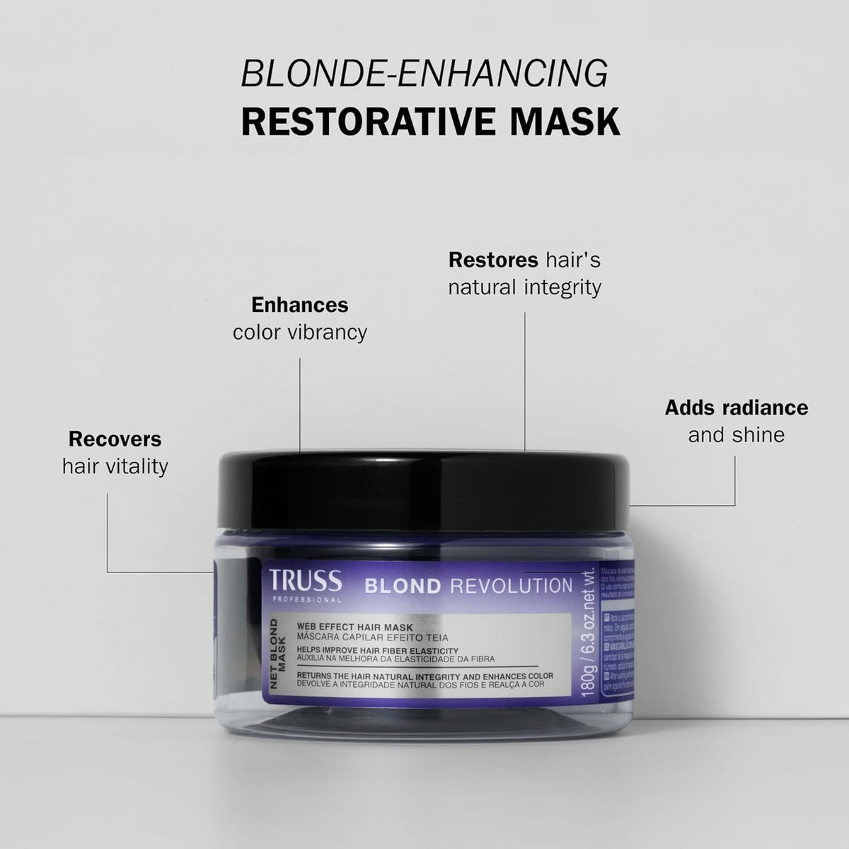 TRUSS open jar texture highlighting creamy mask and easy spreadability