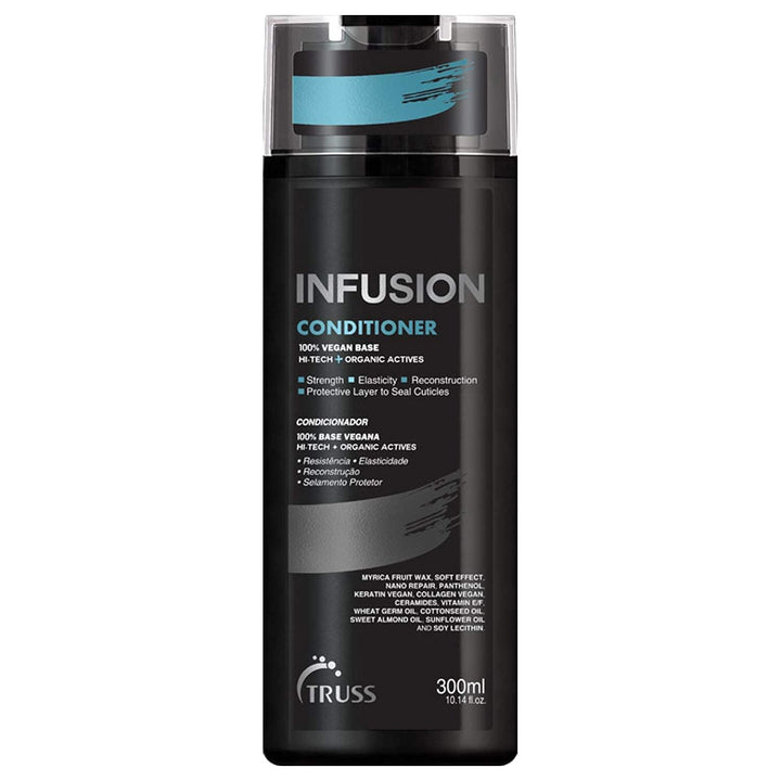 TRUSS bottle front view highlighting sleek packaging and professional appeal