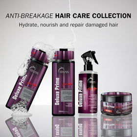 TRUSS label close-up displaying ingredients and pH info, assuring gentle, dye-free formula
