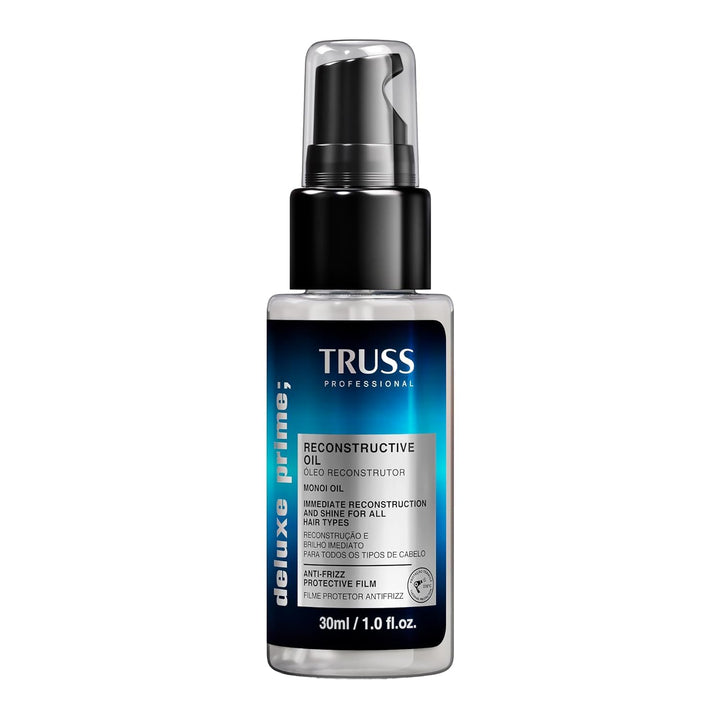 TRUSS front packaging showing bottle and label, clear product identification and polished look