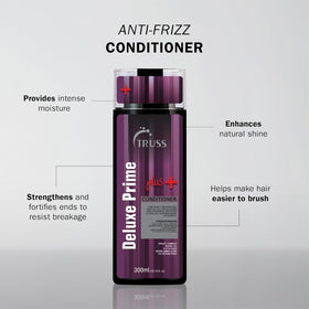 TRUSS open cap with creamy conditioner texture, indicating rich moisture and smooth application