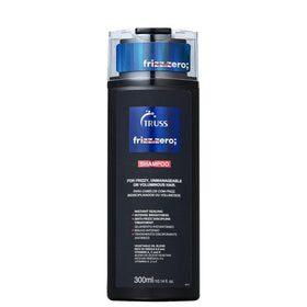TRUSS front packaging showing bottle for anti-frizz control and shine