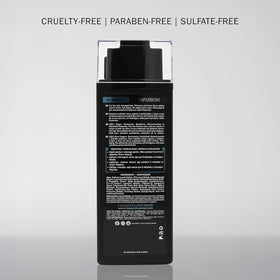TRUSS shampoo on bathroom shelf suggesting daily salon-grade routine