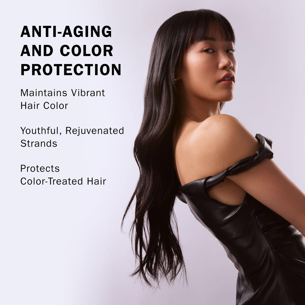 TRUSS conditioner applied in shower to wet hair, illustrates smoothing and detangling benefit
