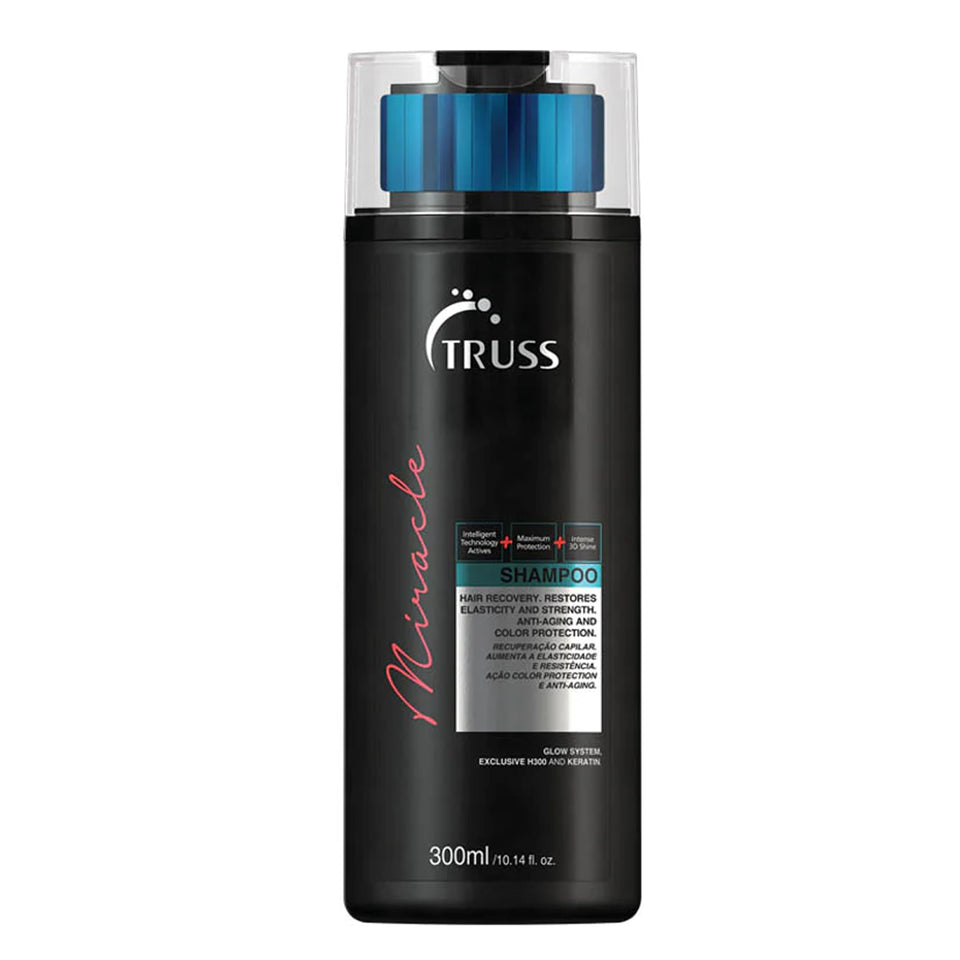 TRUSS bottle front packaging showing label and 10.14 oz size, promotes strength