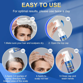 Trzsfr ingredients label closeup listing biotin, keratin and castor oil benefits