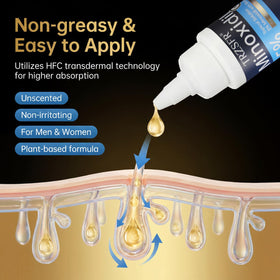 Trzsfr liquid texture on fingertip showing fast-absorbing finish