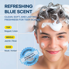 TS SHAMPOO hair after wash showing fresher, lighter roots and manageability