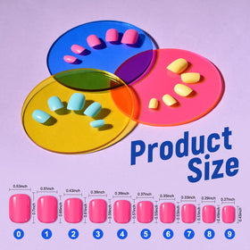 TsMADDTs 24-color nail array displayed for creative mixing and fast color choices benefit