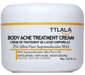 TTLALA front packaging displaying product and benefits for clearer body skin