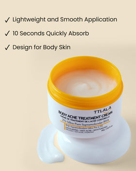TTLALA ingredient label highlighting tea tree and witch hazel for calming skin