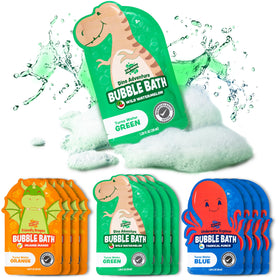 Tub Works front packaging showing colorful character pouches and benefits