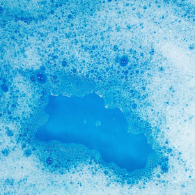 Tub Works close view of label listing dermatologist tested, paraben-free benefits