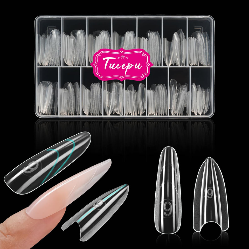 Tucepu front packaging showing 150-piece dual forms, quick professional results