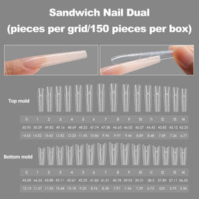 Tucepu arranged sizes display illustrating 15 sizes for perfect fit