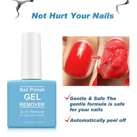 Tudiqe remover gel texture close-up illustrating smooth spread and fast penetration