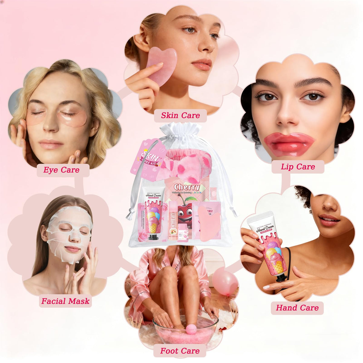 Tudona closeup of facial mask texture highlighting gentle hydrating formula