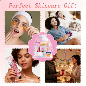 Tudona spa party scene with friends using products to create a cozy pampering atmosphere benefit