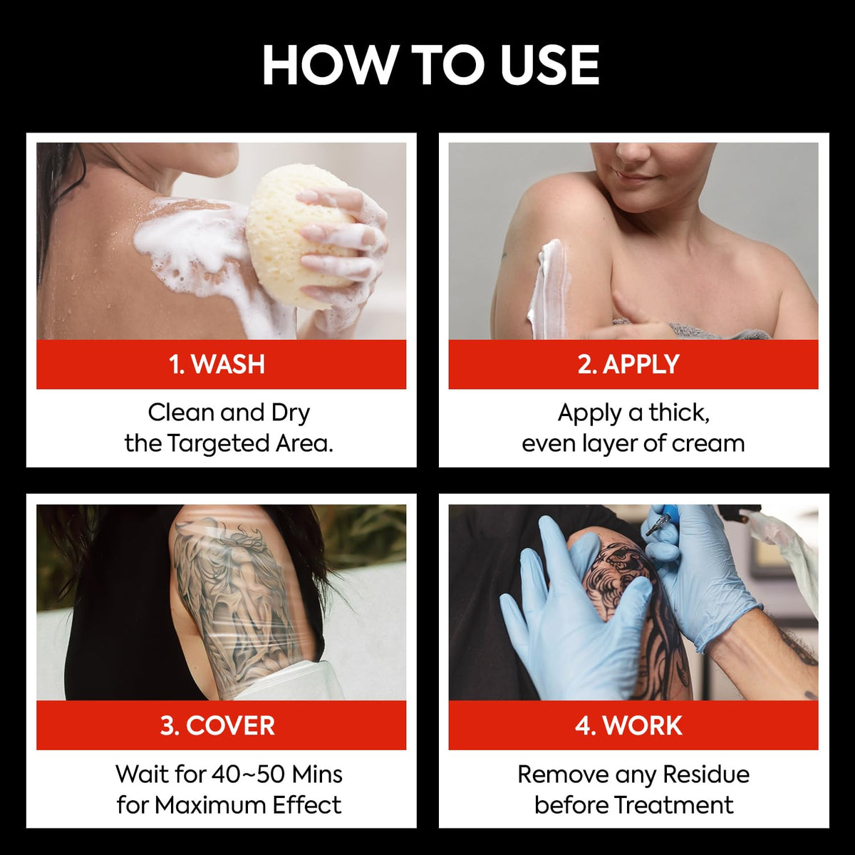 tuiwaro packaging and ingredient label highlighting emu oil and arnica