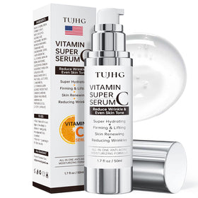 TUJHG front bottle view showing label and 1.7 fl oz size, highlighting convenience