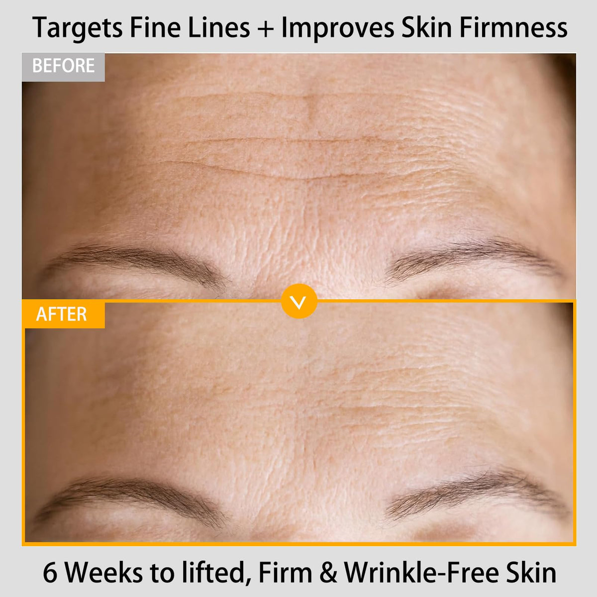 TUJHG ingredient label close-up highlighting vitamin C, retinol, hyaluronic acid benefits