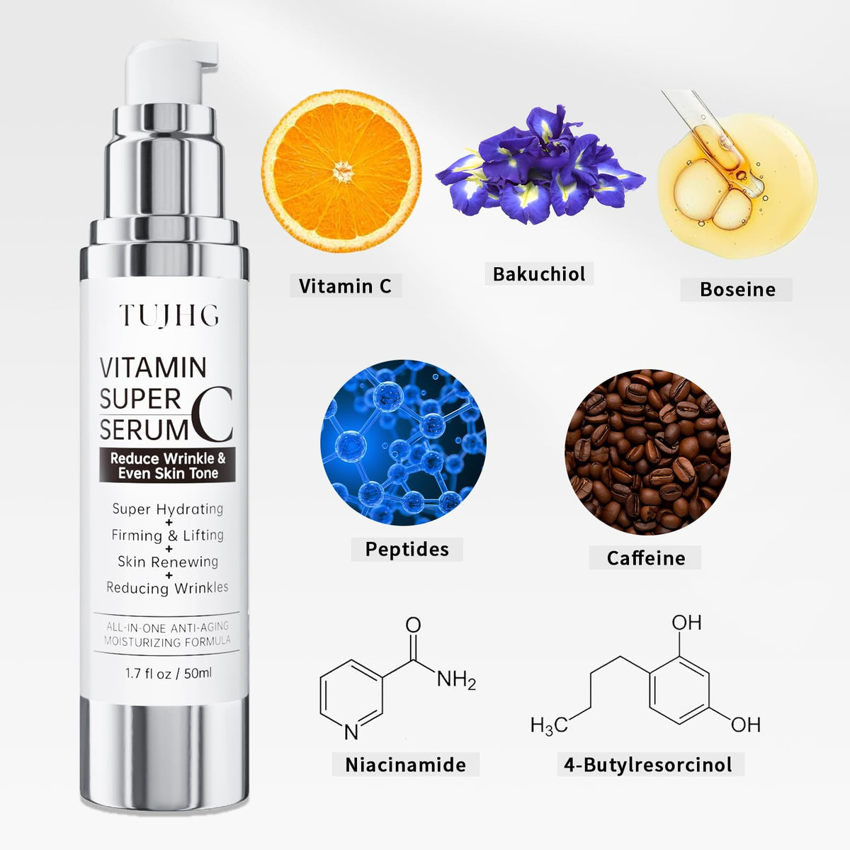 TUJHG applied to cheek by hand illustrating smooth absorption and glow