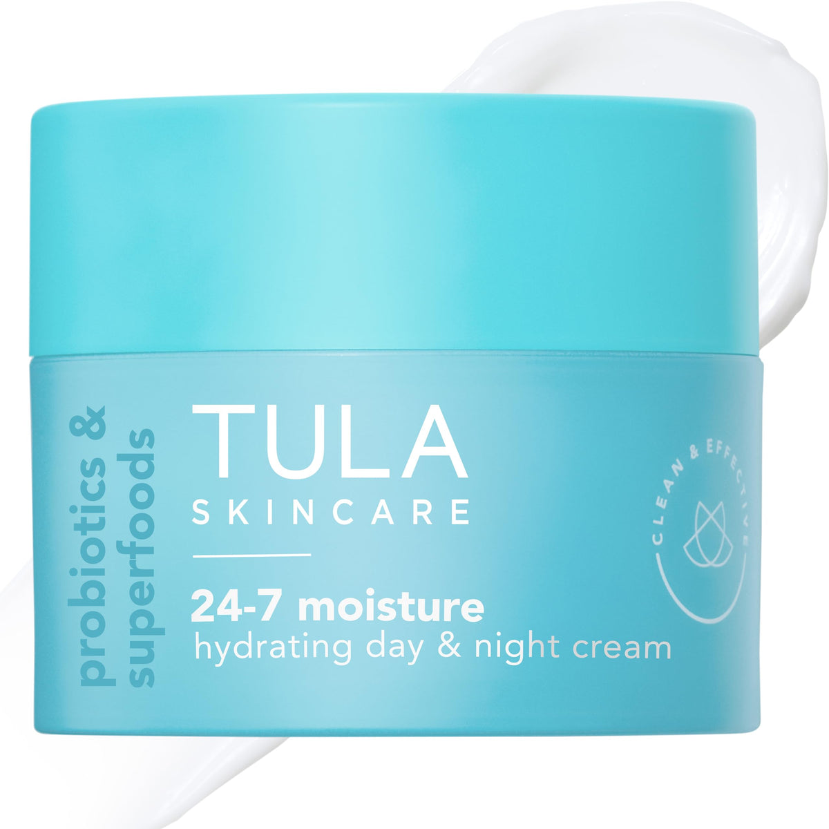 TULA 24-7 cream front packaging showing jar and label for clear product ID and trust