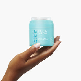 TULA product being applied on hand demonstrating smooth absorption