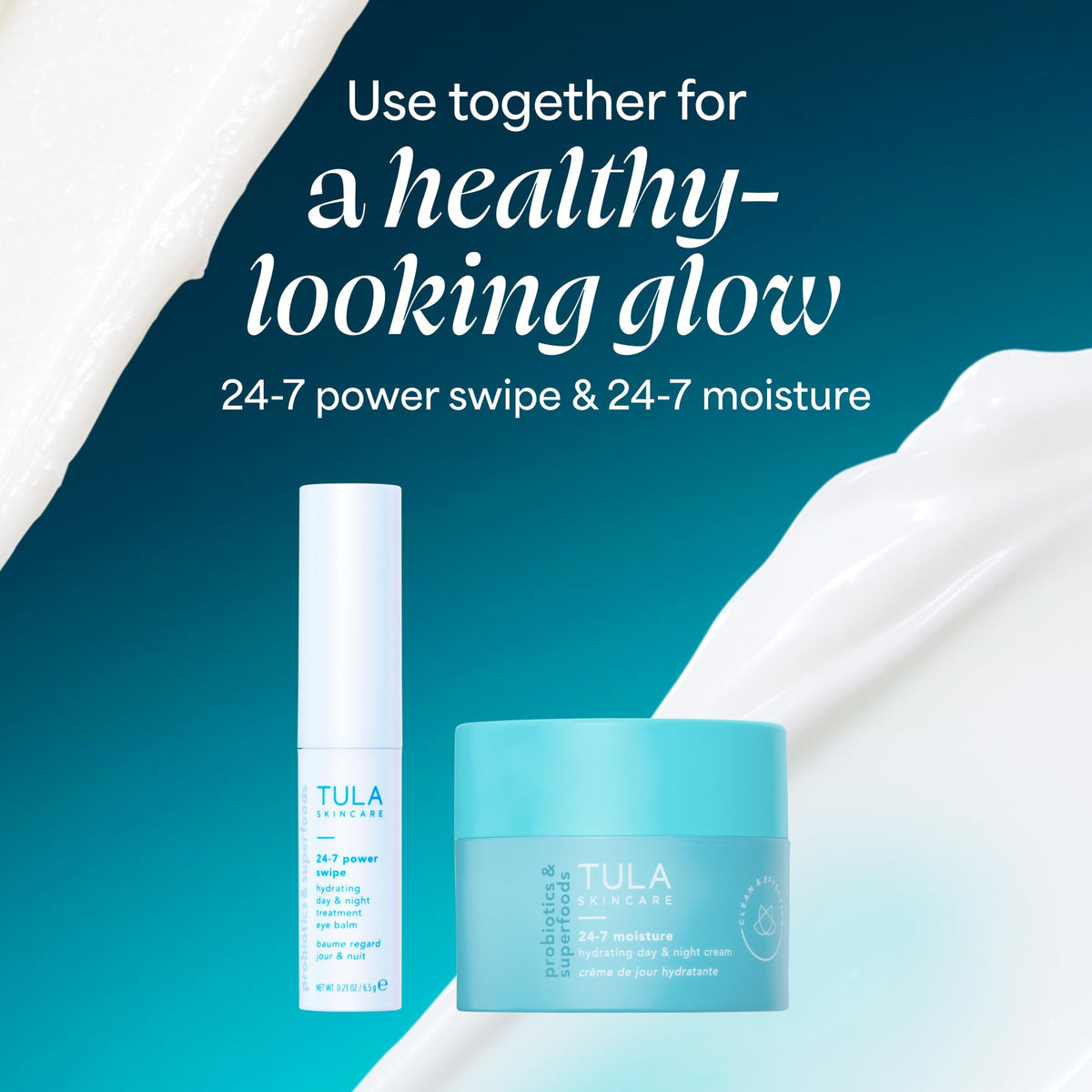 TULA illustrative before and after mark fade showing brighter skin appearance