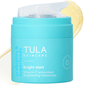 TULA Bright Start front packaging showing product and branding for clear identification and trust