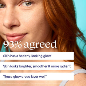 TULA mixed with moisturizer in palm illustrating customizable coverage and added hydration