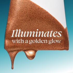 TULA closeup of drop texture highlighting blendable formula and hydrating finish