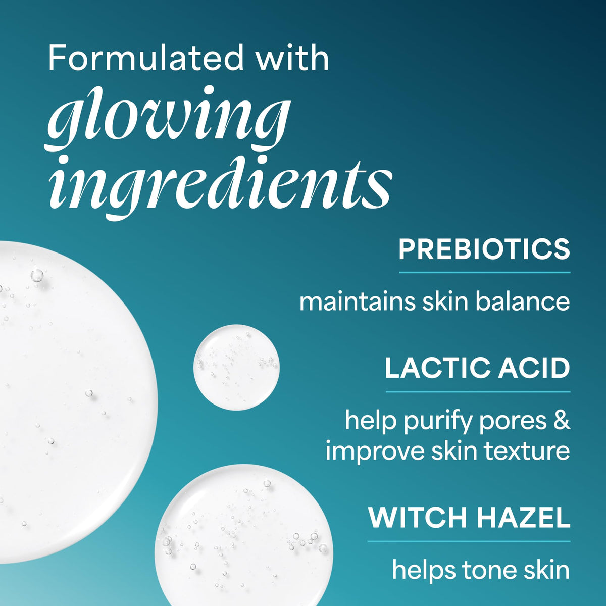 TULA clarifying tonic on cotton pad demonstrating easy application
