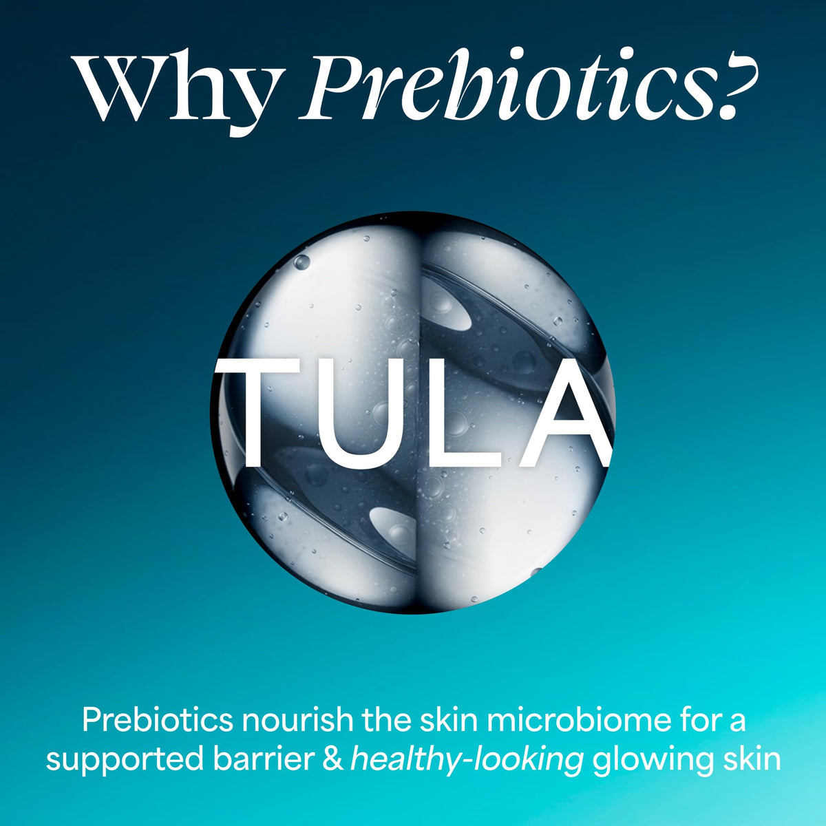 TULA clarifying tonic with witch hazel and mint ingredients flatlay