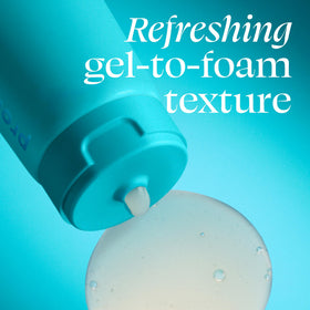 TULA cleanser staged in bathroom routine for quick morning and evening use benefit
