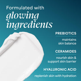 TULA cream being massaged into forearm to demonstrate fast absorption and smooth finish