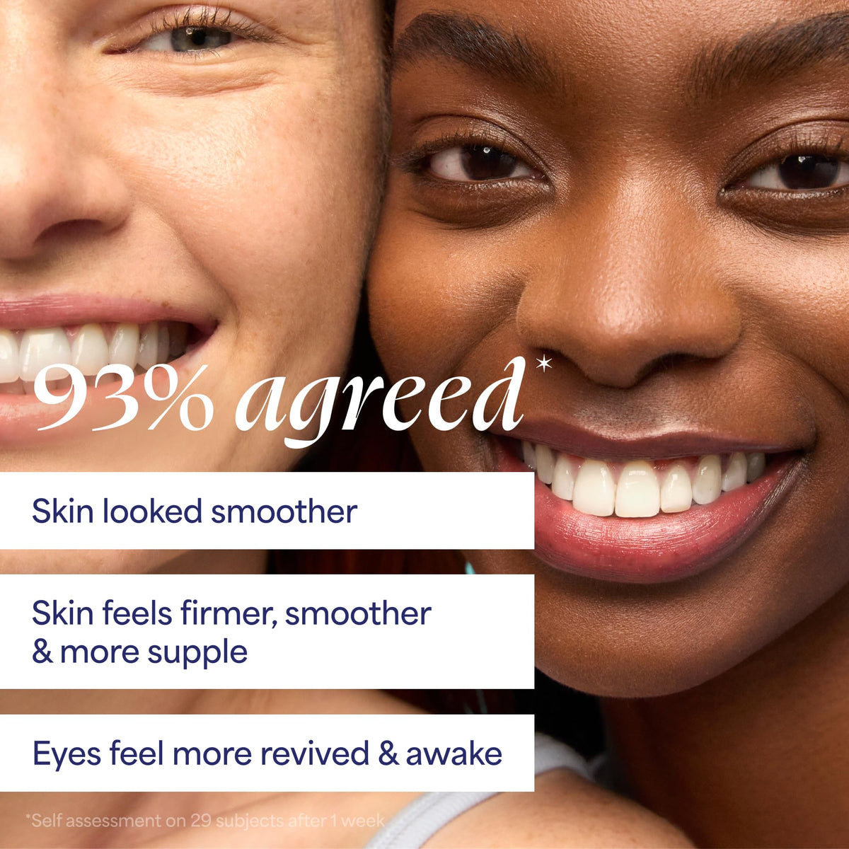 TULA ingredient display highlighting hyaluronic acid and prebiotics