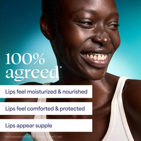 TULA lip mask worn under lipstick showing smooth canvas for easier application