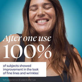 TULA application on cheek demonstrating smooth layering and nighttime renewal benefit