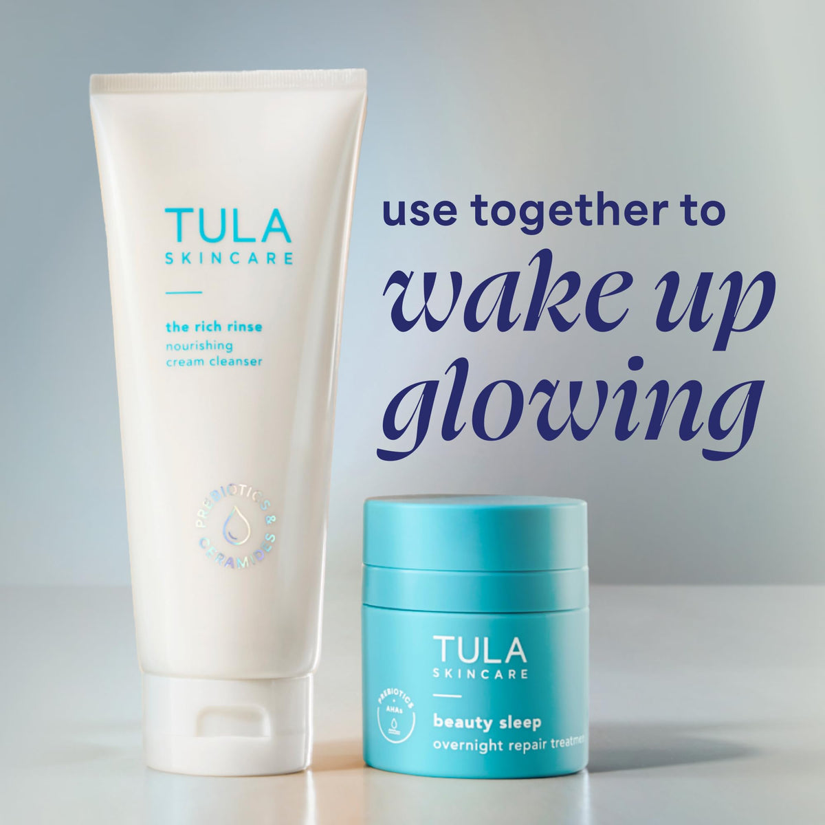 TULA mini cream inside travel pouch showing portability and on-the-go care benefit