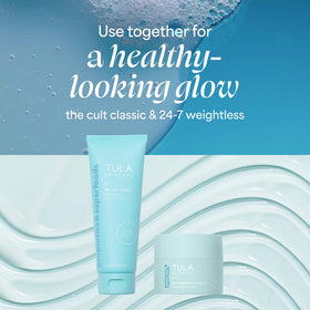 TULA packaging label detail showing ingredients and clean-formula transparency