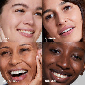 TULA primer applied alone lifestyle scene reveals natural radiant benefit