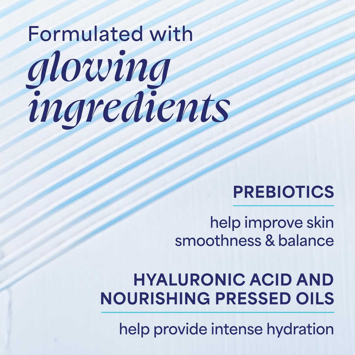 Close-up of TULA label detailing ingredients and gentle formulation benefit
