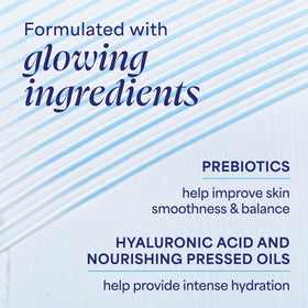 Close-up of TULA label detailing ingredients and gentle formulation benefit