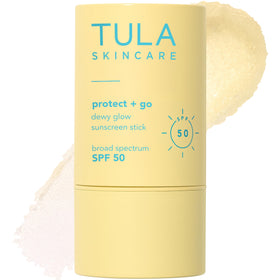 TULA front packaging showing SPF 30 stick and travel-ready benefit