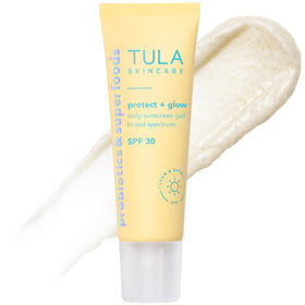 TULA front packaging showing SPF 30 and dewy finish benefits
